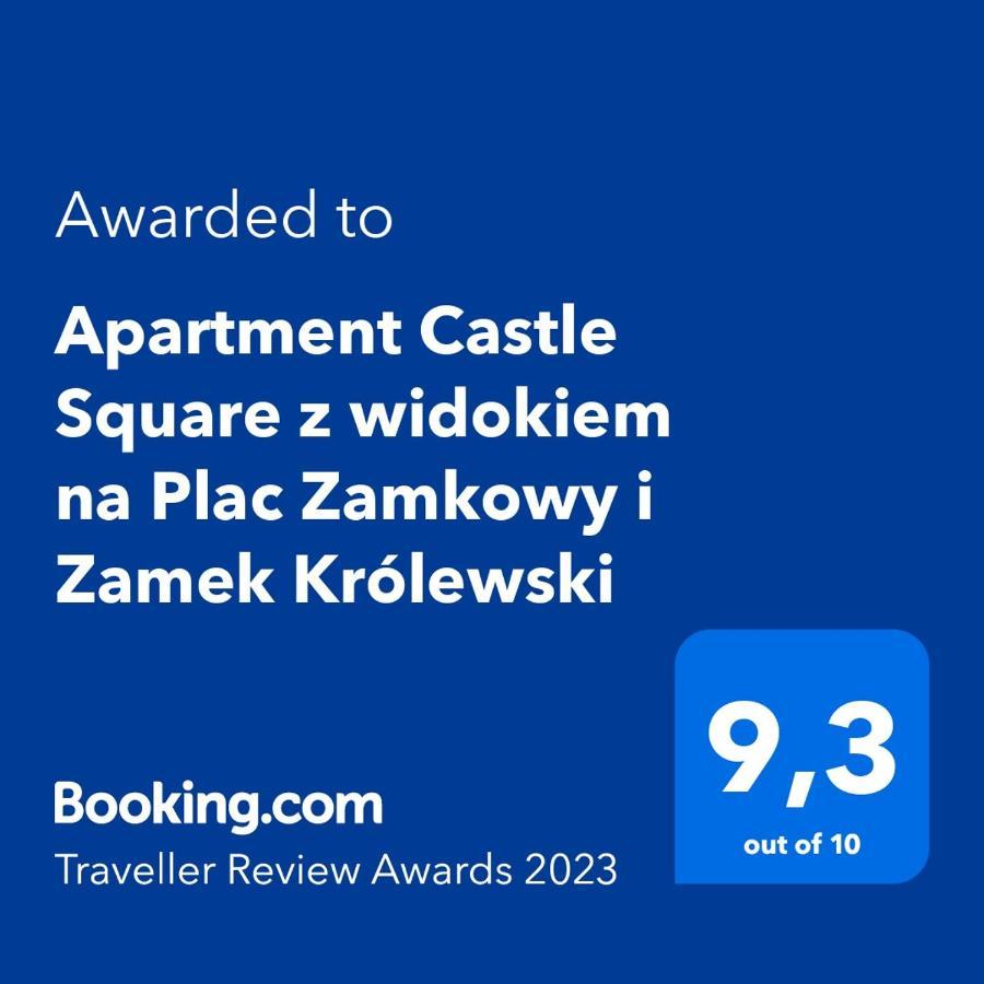 Apartment Castle Square Z Widokiem Na Plac Zamkowy I Zamek Krolewski Varsovie Extérieur photo